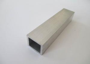 China Sliver Seamless Square Polished Aluminum Pipe For Clean Room / Gym Equipment factory