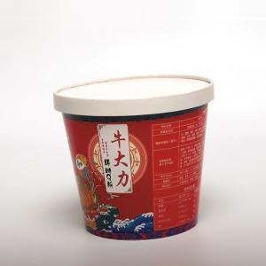 China Takeaway Paper Noodle Bowl Fast Food Ramen Packaging Cup With Lid 1100ml factory