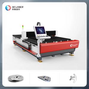 China HES1-4015 Fiber Metal Cutting Machine , Metal Sheet CNC Cutting Machine 1500W on sale