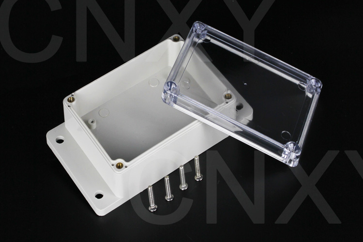 Customized IP65 Waterproof Plastic Box , Transparent Pcb Enclosure Box
