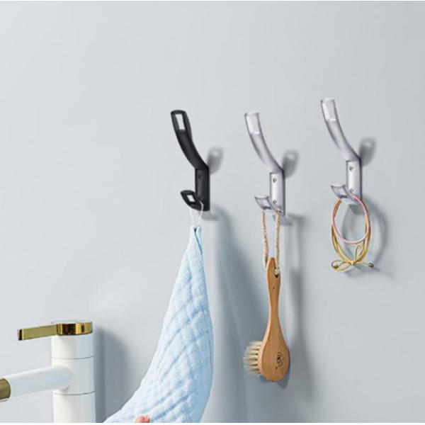 Heavy Duty Double Prong Coat Hooks Wall Mounted With 56 Screws Retro Double Hooks Utility Hooks For Coat Scarf Bag Towel