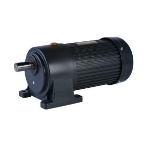 China 200w 0.25hp 24v Electric Motor With Gearbox Electric Motor Gear Reducer 18mm Shaft factory