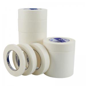 China General Purpose No Residue White Natural Rubber Indoor Painting Easy Sticky Masking Paper Tape factory