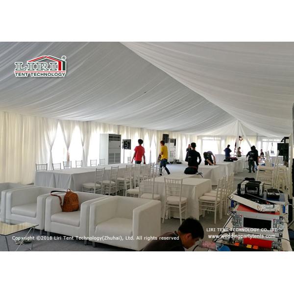 Luxury Aluminum White Outdoor Tents For Events / Wedding / Party 500 Seater