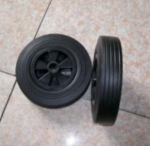 China Rubber Tyre Trash Can Replacement 8inch Wheelie Bin Wheels factory