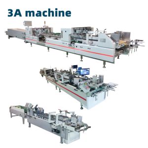Feeding Paper Automatic Folder Gluing Machine for Corrugated Carton Cardboard