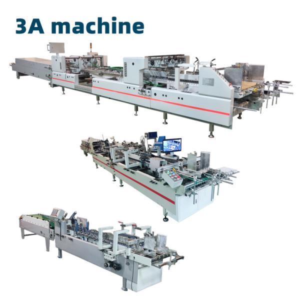 Feeding Paper Automatic Folder Gluing Machine for Corrugated Carton Cardboard