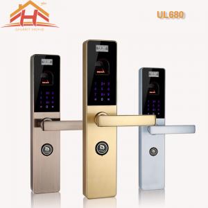 China Touchscreen Biometric Door Lock Residential With Fingerprint Scanner , Voice Prompt factory