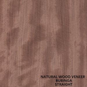 China Straight 0.5mm Africa Natural Bubinga Wood Veneer For Furniture / Musical Instruments on sale