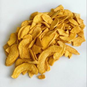 China Wholesale Vacuum Fried Fruits Snacks for Kids Adults Vegan Crispy Yellow Peach Chips on sale