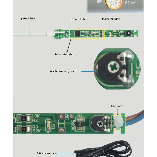 Green 60W Professional Soldering Iron For Automotive Wiring Multi Functional Soldering