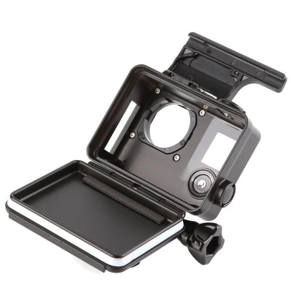 Black Side Open Protective Housing Case For GoPro Hero 3 4 3+ Professional Skeleton Protector Cover Go 4 Pro Accessories