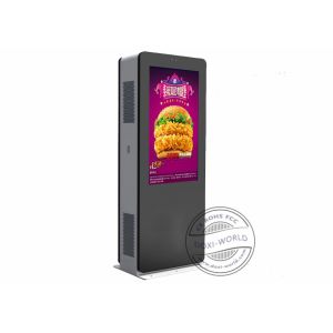 Buy cheap Double Screen Floor Standing Digital Signage Advertising Shell 65 Inch 1920*1080 from wholesalers