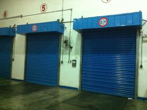 China Steel Fireproof Roller Shutters , Fire Rated Shutter Door For Warehouse on sale