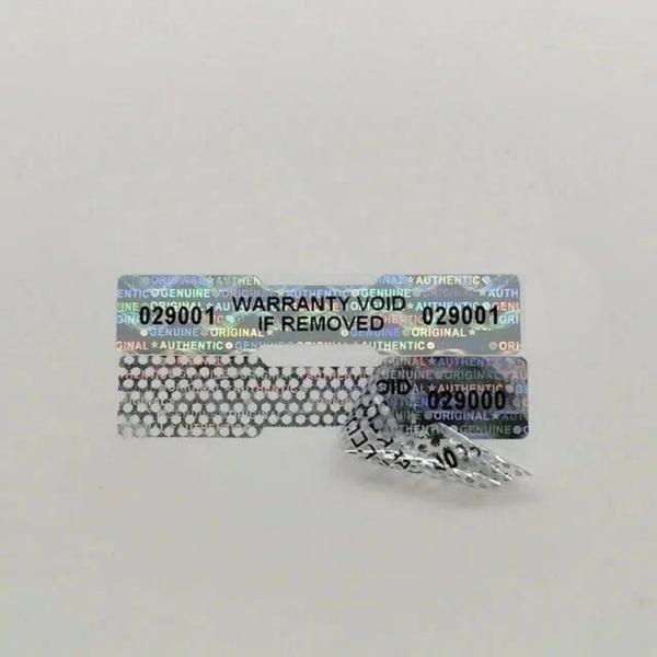 Offset Printing Security Sticker Label Customized Tamper Evident Labels