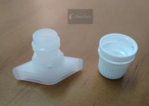 China Leak Proof HDPE Spout Cap Manufacturers 9.6mm Inner Size For Laundry Liquid Pouch factory