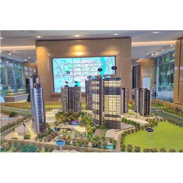 Luxury Residential Architectural Models 1:100 Real Estate Scale Model