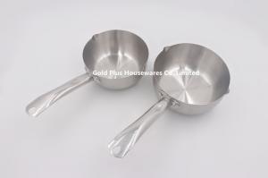 China 18cm Cookware metal saucepan cooking pot with steel handle stainless steel saucepan milk pan factory