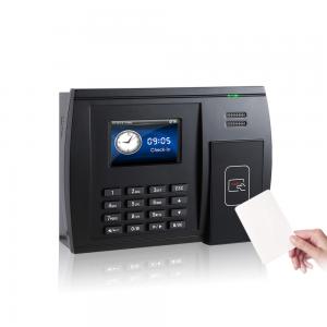 China Punch Card RFID Card Reader Time and Attendance Machine with TCP/IP and USB Port on sale