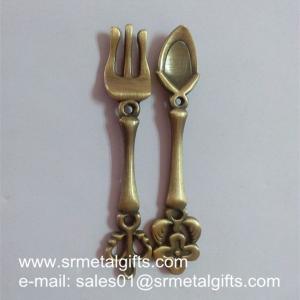 China Metal Crafts Souvenir Fork & Spoon set, 3D Relief Collectible Fork And Spoon on sale