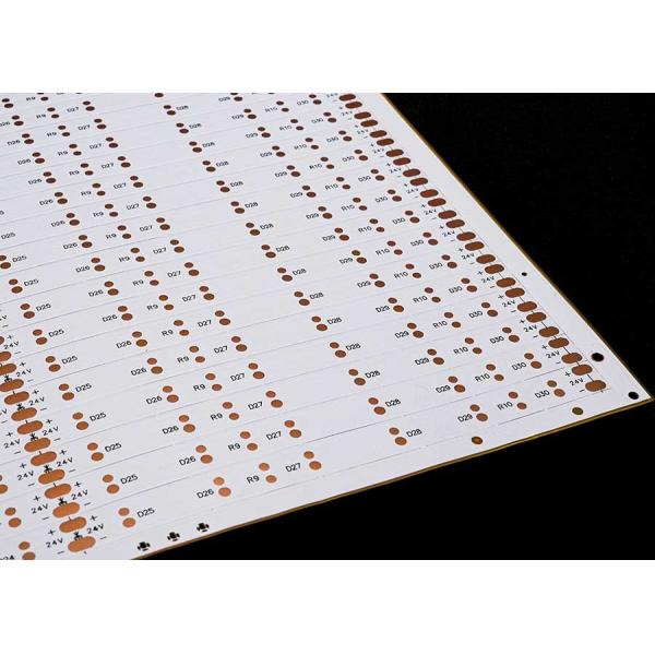 Double Sided Chip on FPC White Film FPCB For 2835 LED Strip Flexible Circuit Board