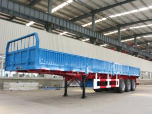 China 3 axle detachable side wall cargo trailer trucks for sale - CIMC factory