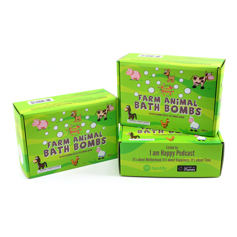 Handmade Paper Green Corrugated Boxes Multipurpose lightweight