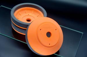 China OEM Slate Orange Resin Grinding Wheel Diamond Edging Bowl Shape factory