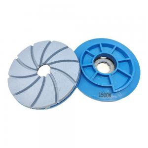 China 125mm Diamond Resin Polish Wheel Granite Polishing Disc for Snail Button Pad factory