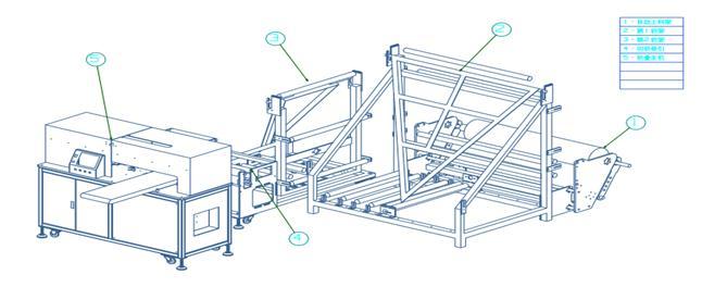 Compact Designed Automatic Folding Rewinding Machine For Disposable Non-woven Fiber Cleaning Cloth