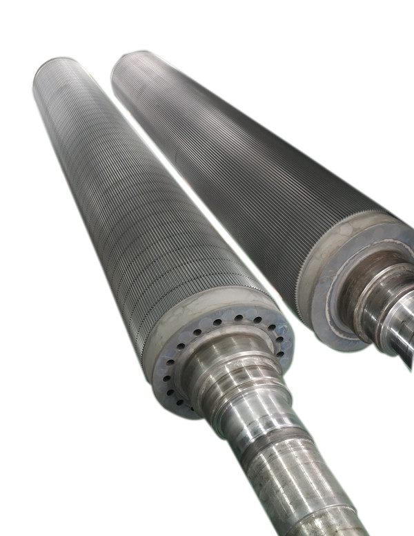 Packaging Box Machine A Flute Tungsten Carbide Corrugating Rolls