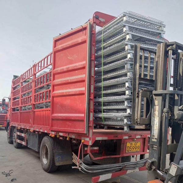 Space Saving Galvanized Metal Wire Mesh Cages Foldable 500KG-1000KG Load Capacity