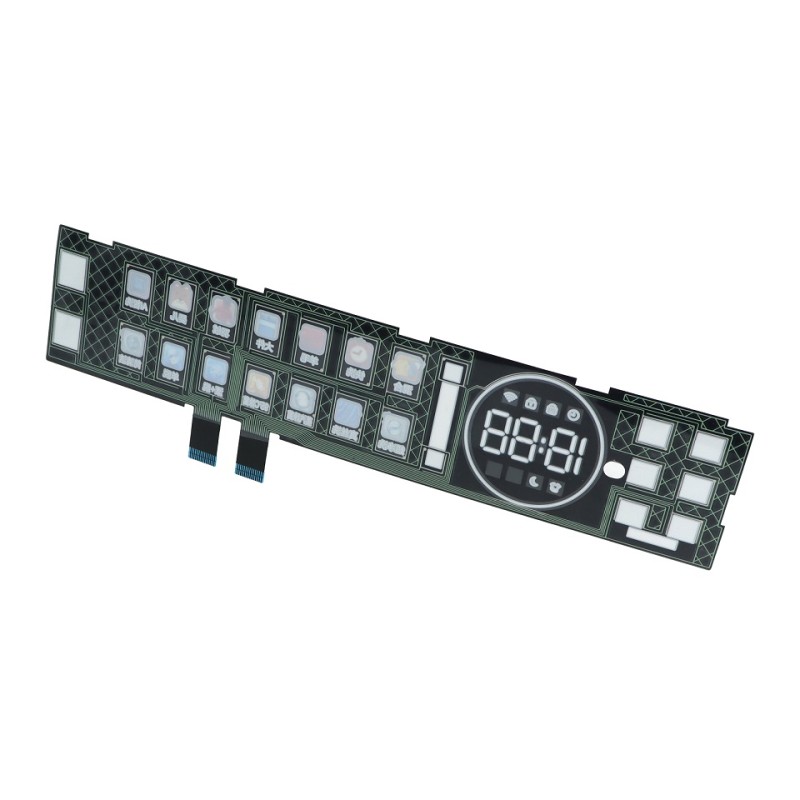 Washing Machine Laundry Machine Capacitive Membrane Switch with Digital Color Graphics (LTIMG4231)