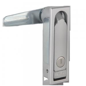 China Zinc Alloy Electrical Cabinet Door Lock Silver 3 Point Panel Lock factory