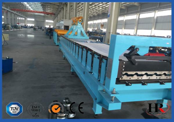 China High Speed Aluminium Sheet Roof Tile Forming Machine / Cold Roll Former factory