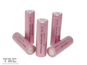 China AA Rechargeable Batteries 700mAh Lithium ion Cylindrical ICR14500 Cell on sale