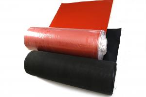 China 920mm Silicone Coated Fireproof Fiberglass Fabric 1500gsm factory