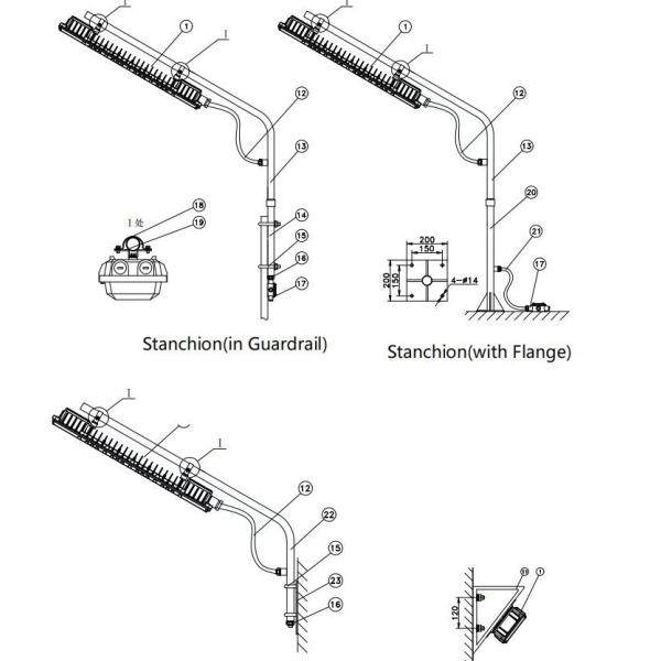50W Explosion Proof Led Linear Light CNEX CRI80 machine tool explosion-proof lamp drilling Equipment machine light