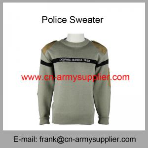 China Wholesale Cheap China Army Olive Green Burkina Faso Police Sweater factory