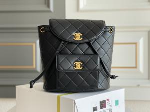 China Chanel Leather Flap Designer Brand Backpack 1994-1996 Diamond Quilted For Women factory