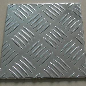 China Tread Aluminum Sheet 5 Small Bar 1050 H244 Paper Interleave Aluminum Checkered Plate on sale