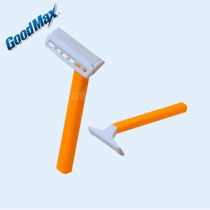 Buy cheap Comfort Glide Single Edge Shaving Razor , Yellow Color Single Blade Safety Razor from wholesalers