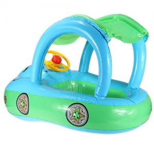 China Inflatable Baby Float Seat Boat Tube Ring Car Sun shade Water Swimming Pool Portable factory