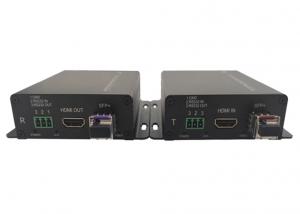 China 4K HDMI Fiber To Video / Audio / Aata 10KM SFP Transmitter And Receiver factory