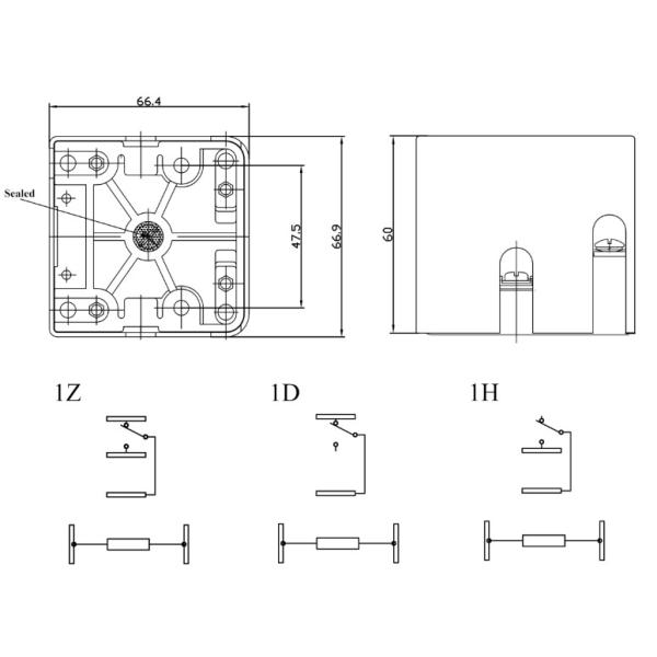 NNC power relay HHC71F JQX-62FS -1Z 120A 24v relay , approval hot selling products