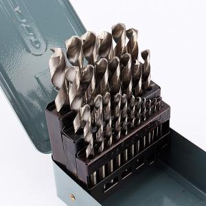 China HSS High Speed Steel Metric Drill Bit Set HRC60-68 Hardness With Metal Case factory