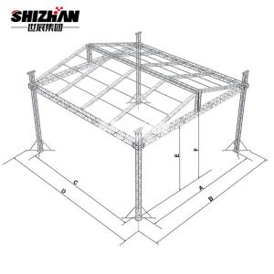 China Outdoor Mobile Aluminum Roof Truss Stands DJ Booth factory