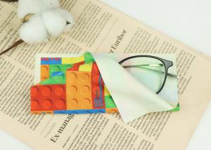 China Colorful Microfiber Glasses Cloth , Microfiber Lens Cleaning Cloth Customized factory