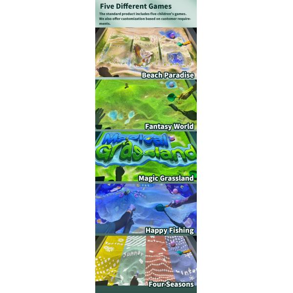 All In One Magic Sandbox Projection Game Easy Installation and Central Control