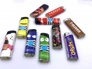 China Electronic Cigar Disposable or Refillable EU Standard Gas Lighter with Five Colors factory